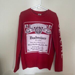 Budweiser Vintage Graphic Sweater, Size Medium